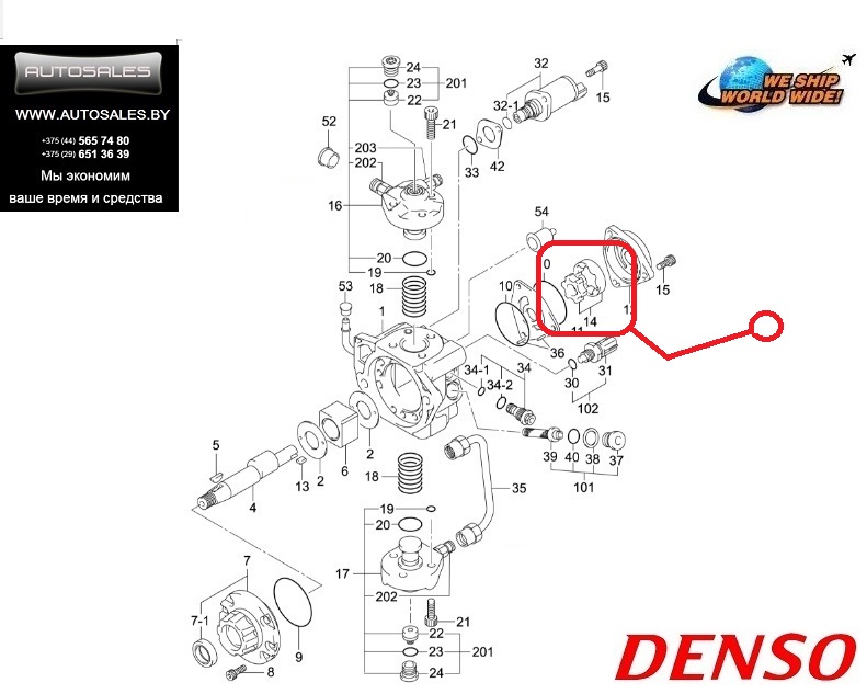 Тнвд denso hp4 схема